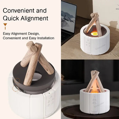 LED Faux Flame Aroma Diffuser