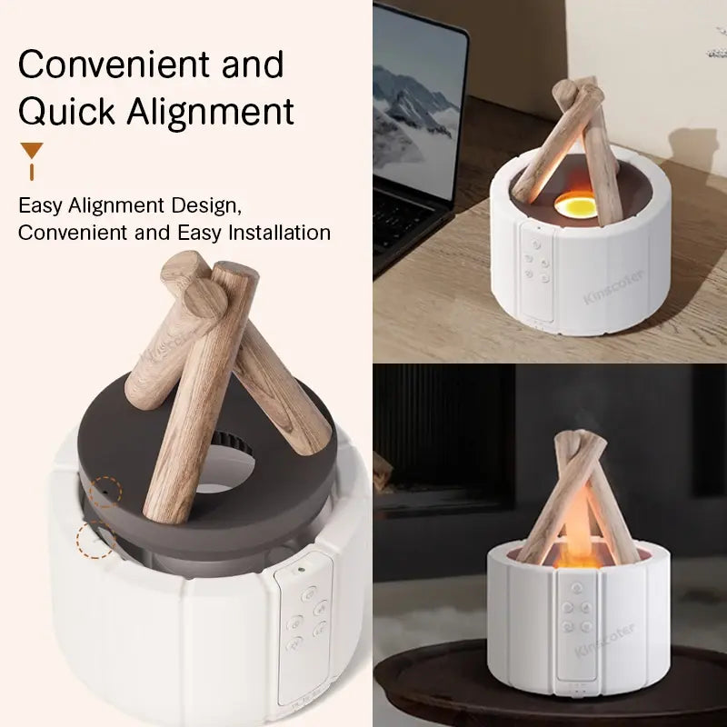 LED Faux Flame Aroma Diffuser
